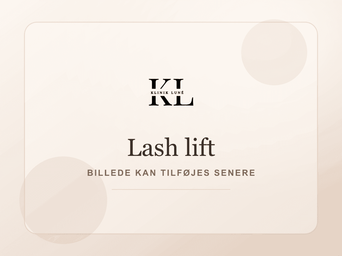Lash lift hos Klinik Luné